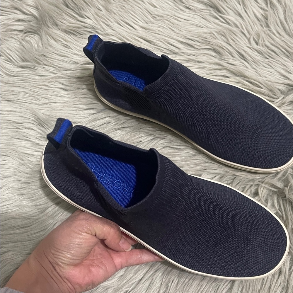Rothy's Women's Navy Blue Slip-On Sneakers - Picture 7 of 8